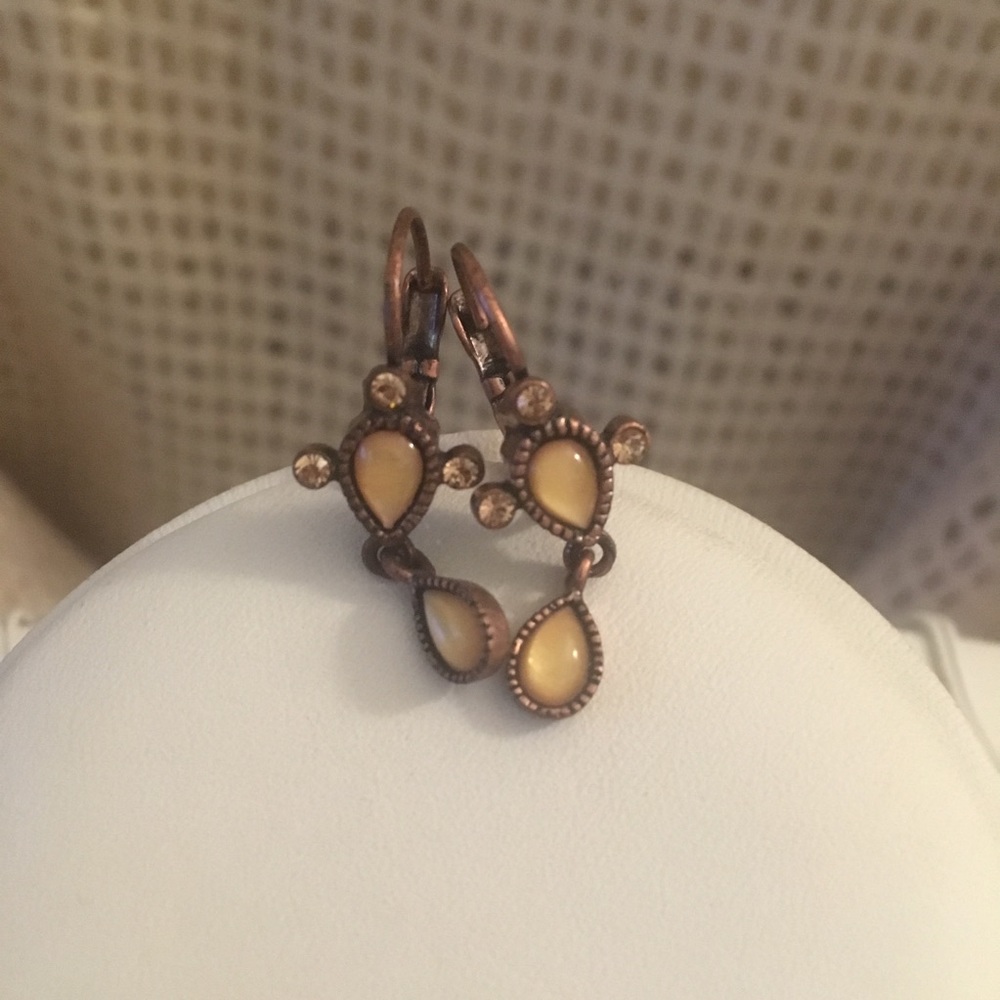 Brown Vintage Style Earrings